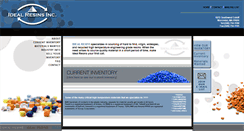 Desktop Screenshot of idealresins.com